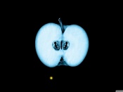 Apple blue wallpaper