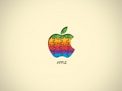 Apple Jigsaw Wallpaper