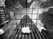 Apple Mac Sign on a Skyscraper