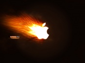 Wallpaper - Burning Mac